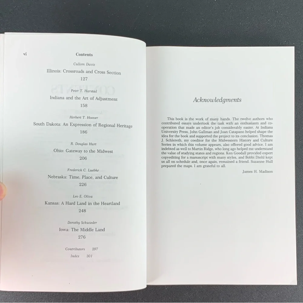 Heart Land: Comparative Histories of the Midwestern States ed. by J. Madison.